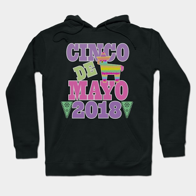 Cinco De Mayo Pinata 2020 Hoodie by teudasfemales